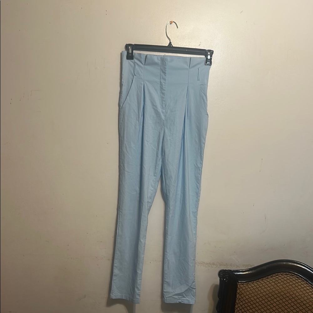 Hera Collection Blue High-Waisted Trousers